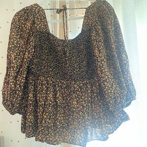 Mittoshop Baby Doll floral top